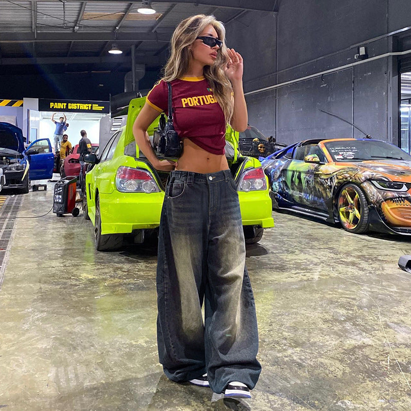 Pantalon Droit Taille Haute Casual