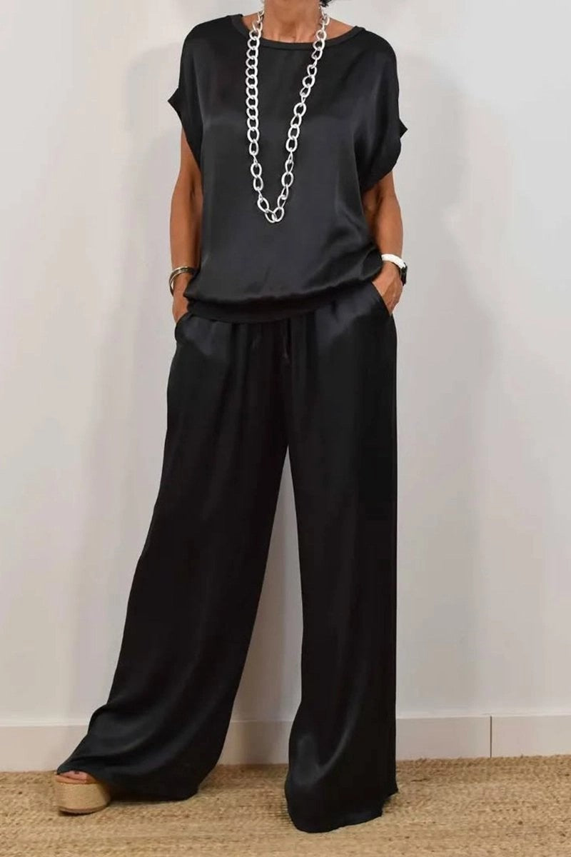 Ensemble Décontracté Haut Fluide & Pantalon Ample