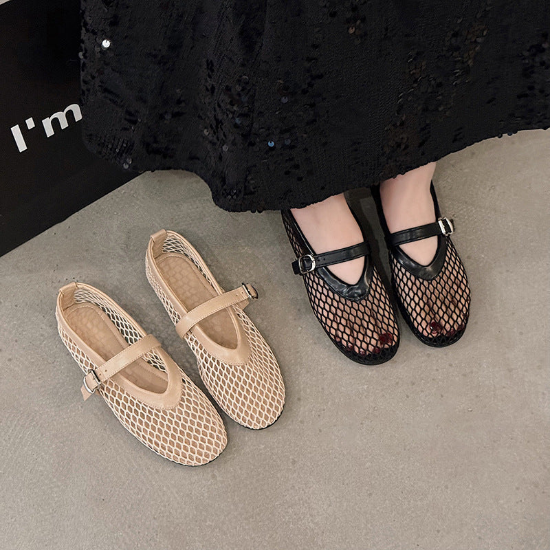 Chaussures Mary Jane à Boucle – Bout Rond & Style Élégant