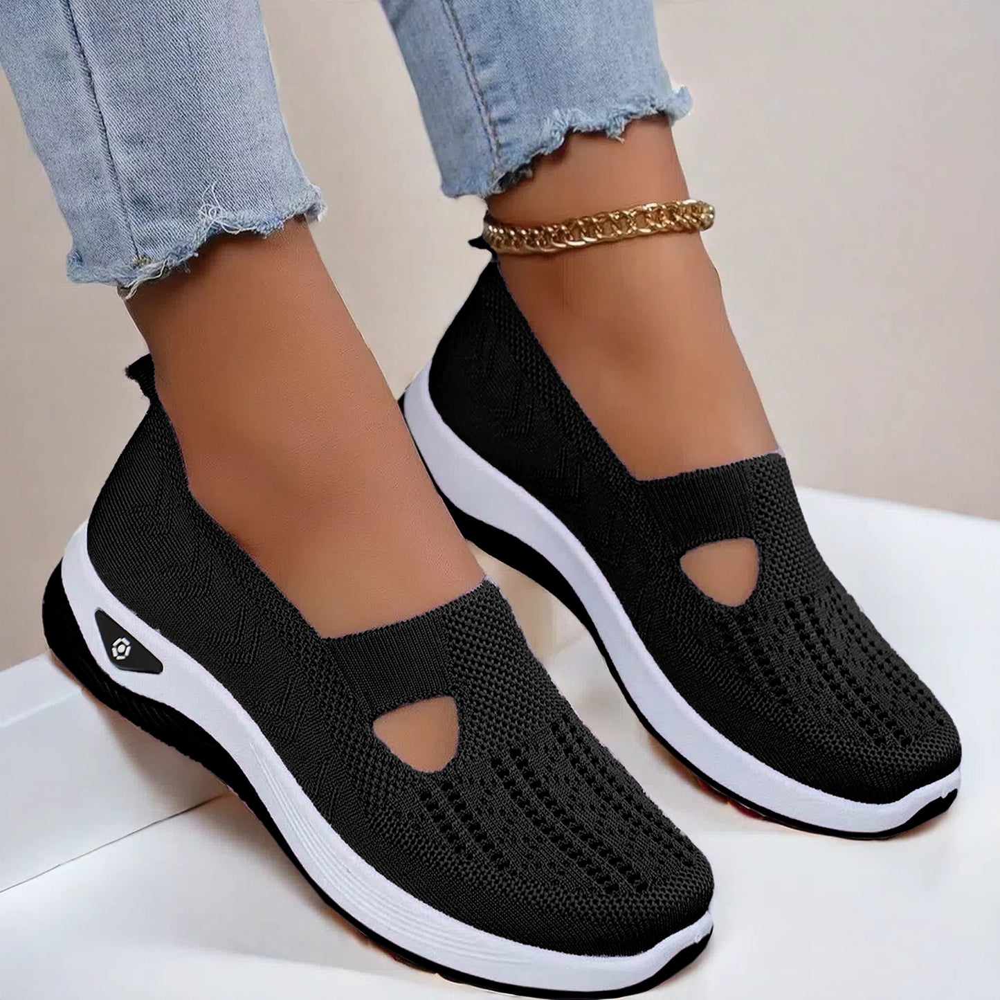 Chaussures Slip-On Respirantes en Maille