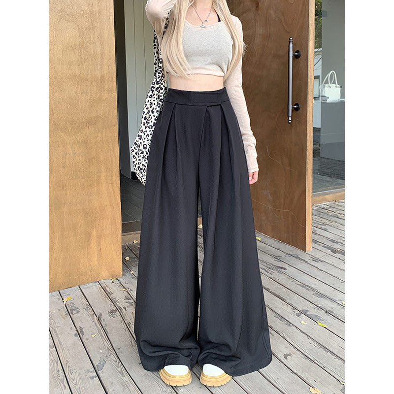 Pantalon Loose Taille Haute Casual