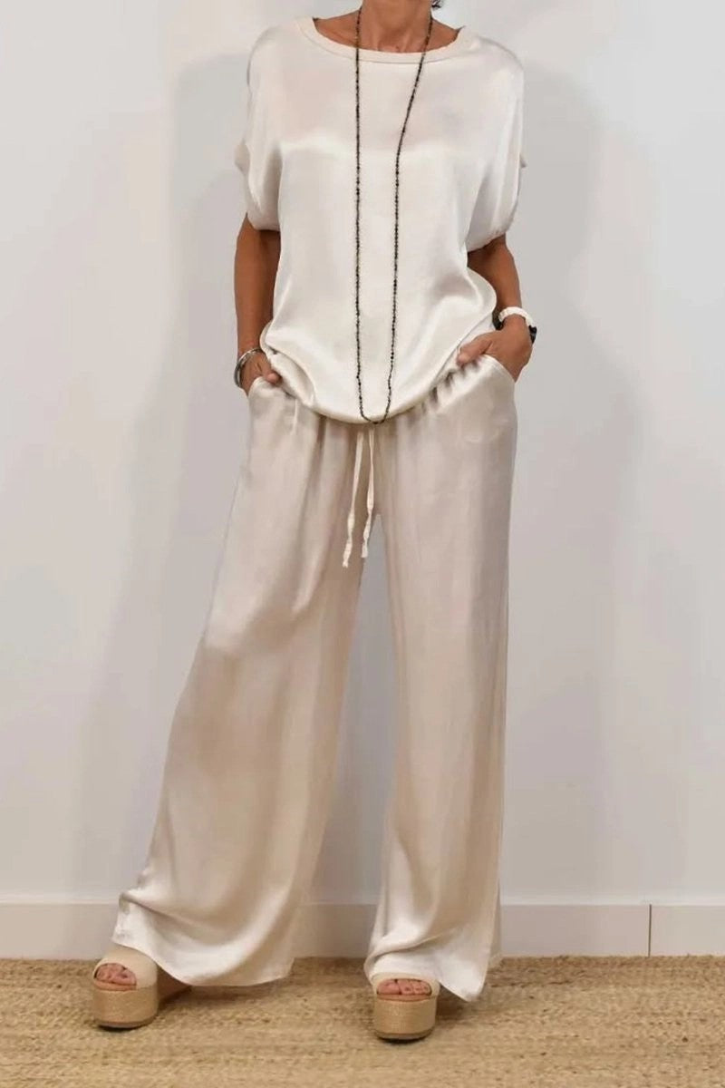 Ensemble Décontracté Haut Fluide & Pantalon Ample
