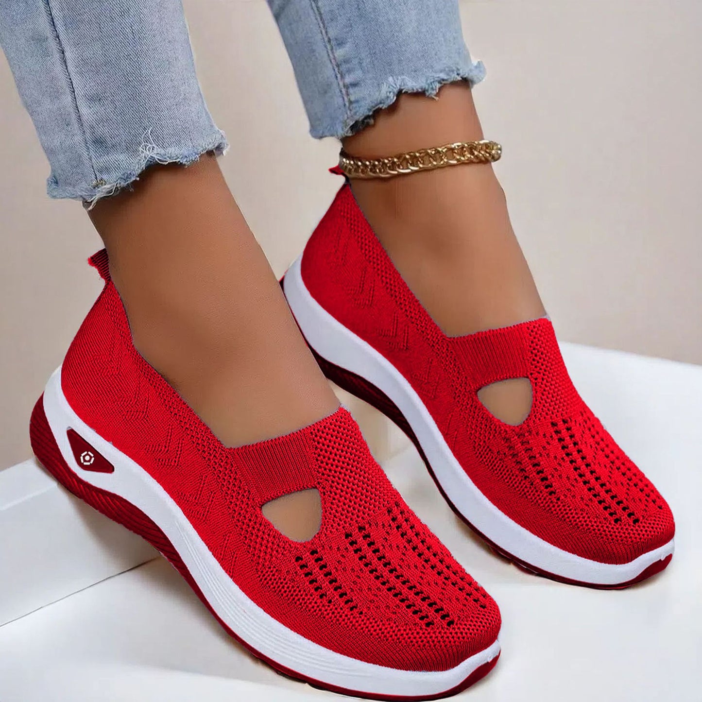 Chaussures Slip-On Respirantes en Maille