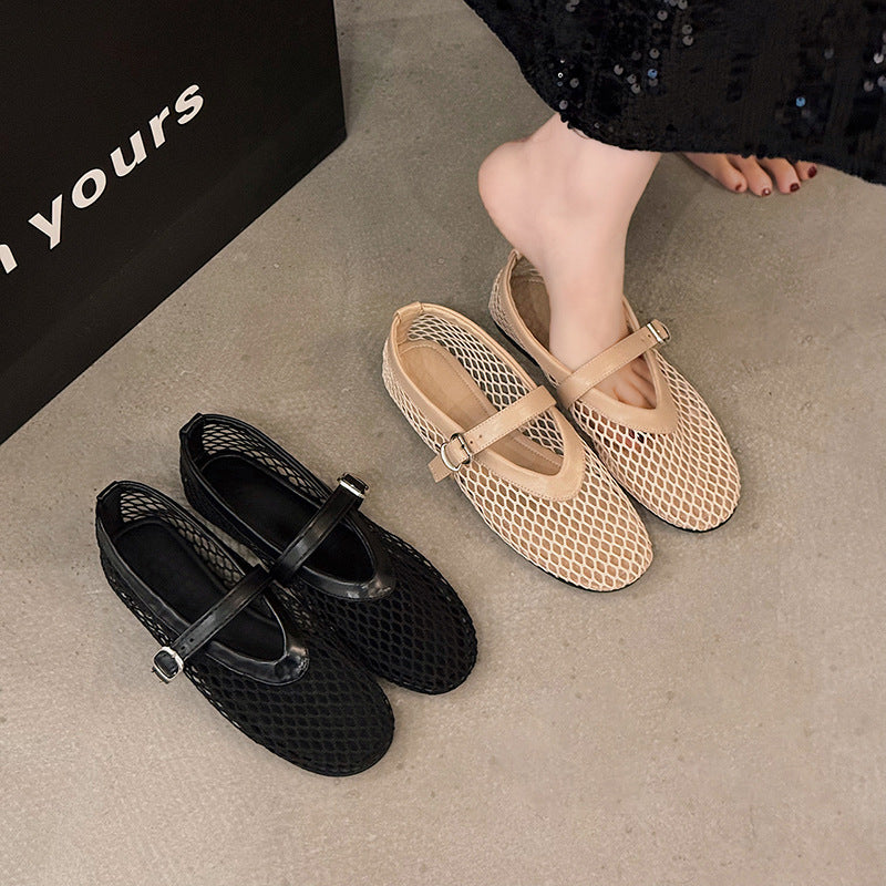 Chaussures Mary Jane à Boucle – Bout Rond & Style Élégant
