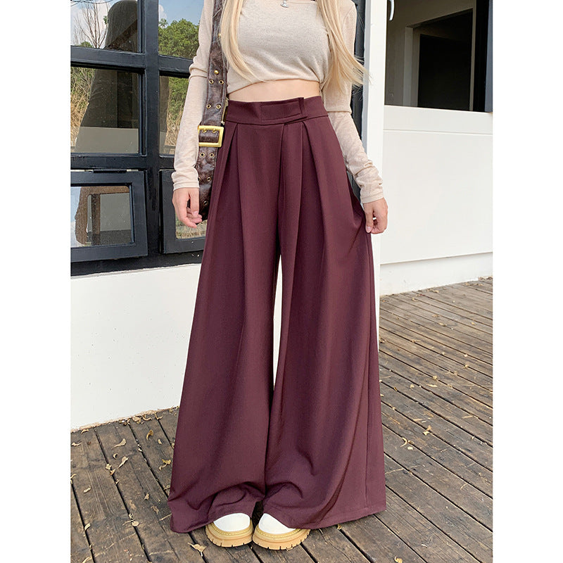 Pantalon Loose Taille Haute Casual