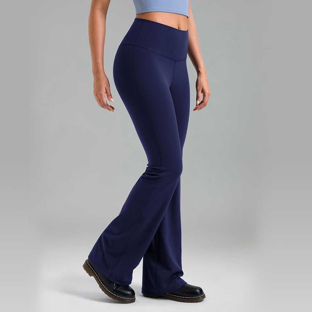 Pantalon Stretch Flare à Taille Haute