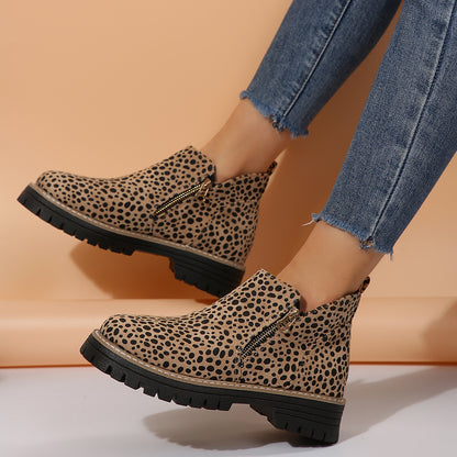 Bottines Urbaines Zippées Élégance