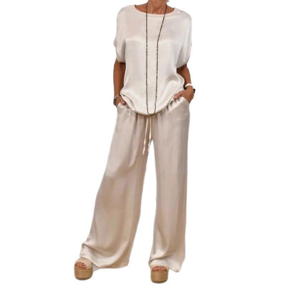 Ensemble Décontracté Haut Fluide & Pantalon Ample
