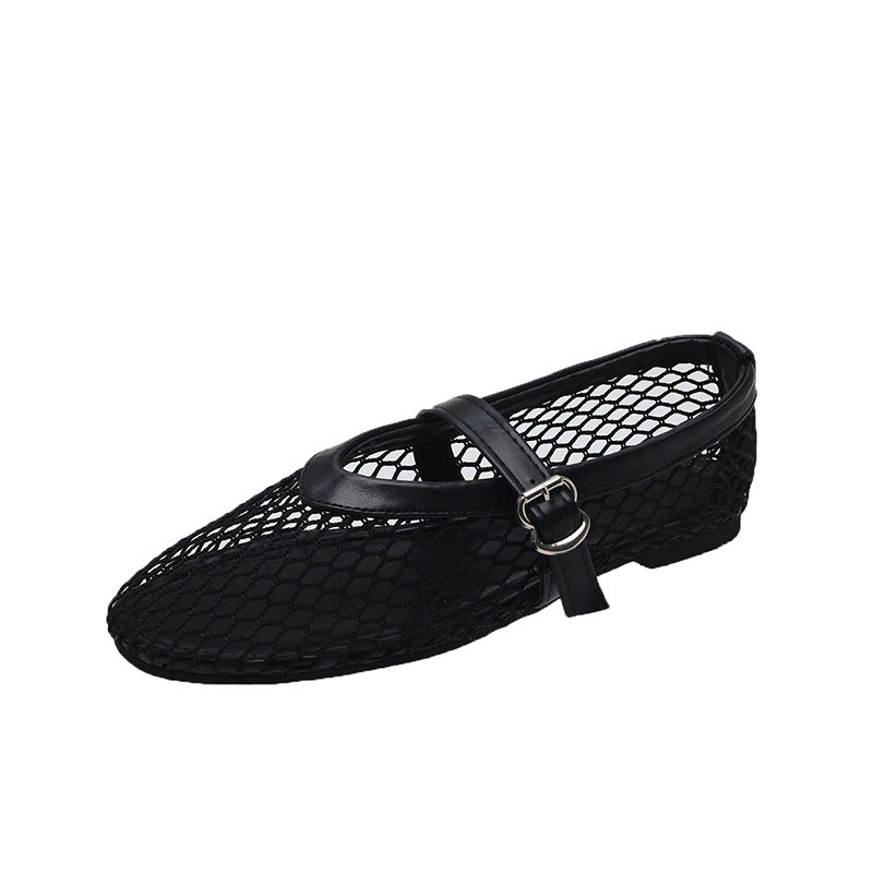 Chaussures Mary Jane à Boucle – Bout Rond & Style Élégant