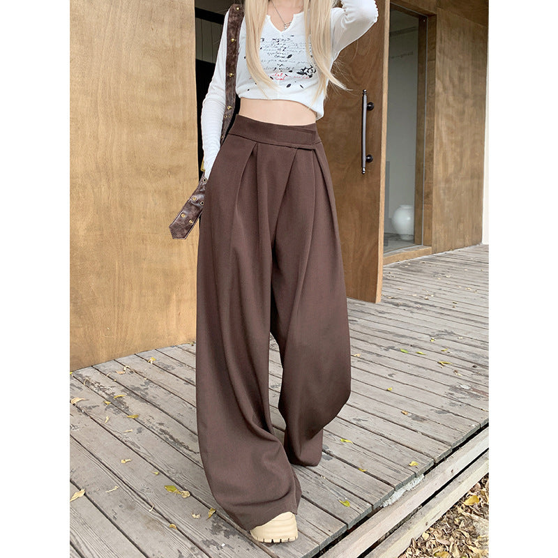 Pantalon Loose Taille Haute Casual