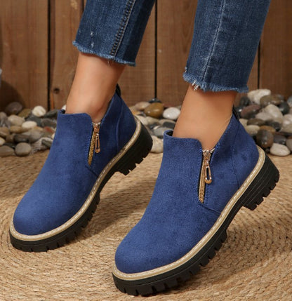 Bottines Urbaines Zippées Élégance