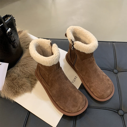 Bottines fourrées confort