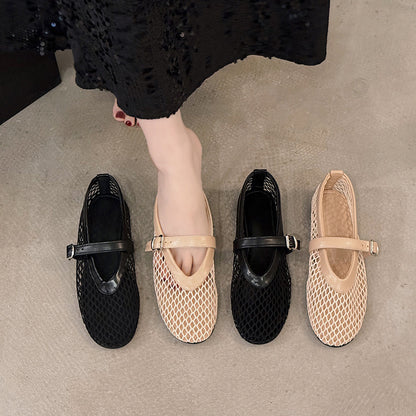 Chaussures Mary Jane à Boucle – Bout Rond & Style Élégant