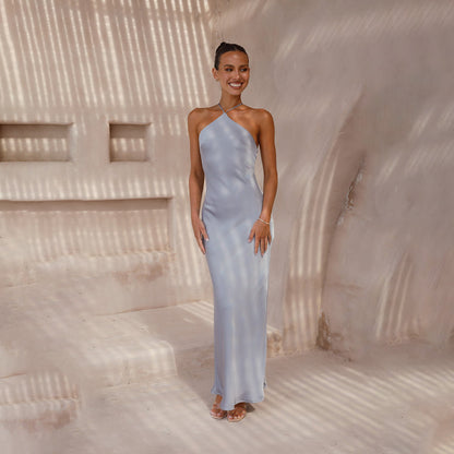Robe Élégance Satinée Dos Nu