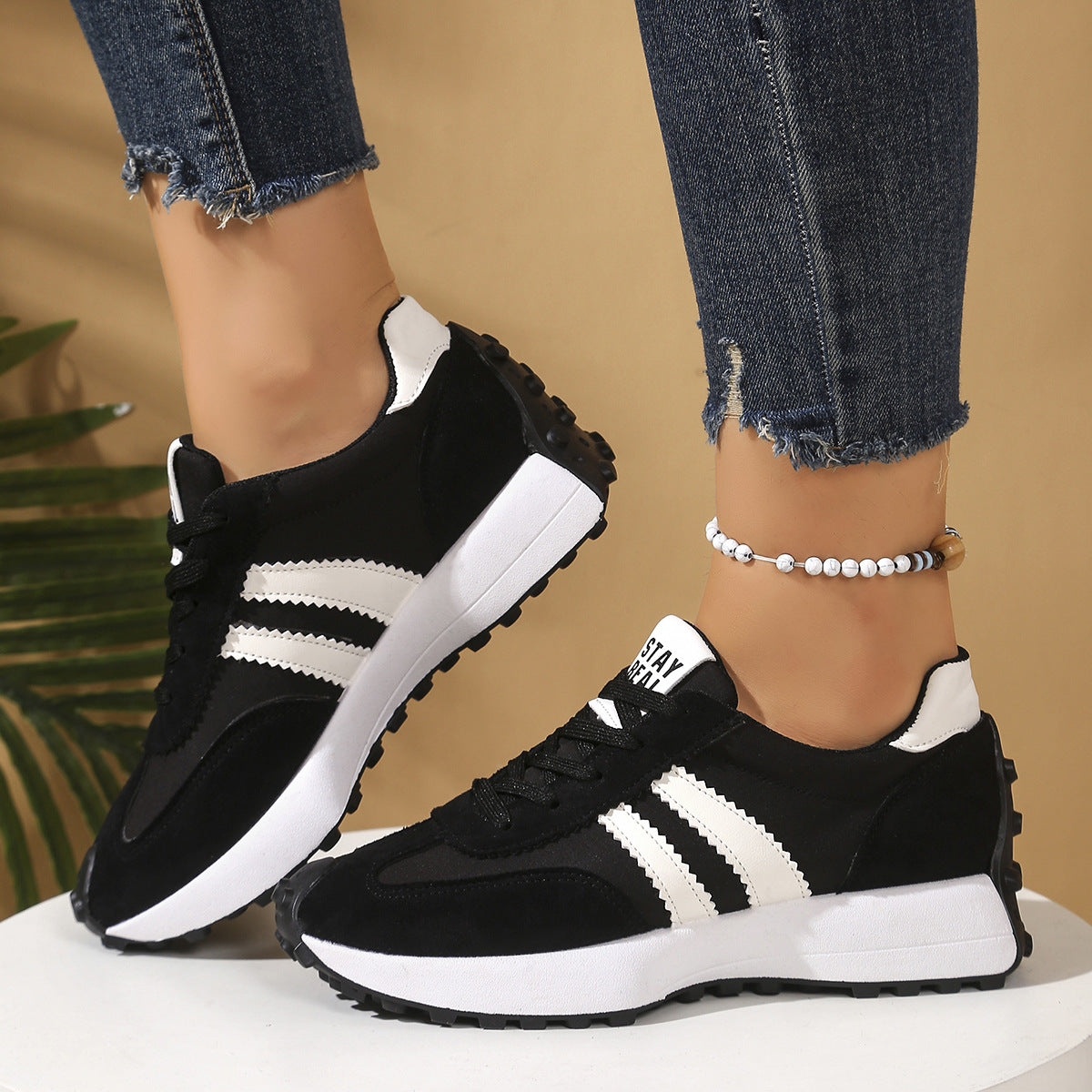 Baskets Casual Semelle Épaisse
