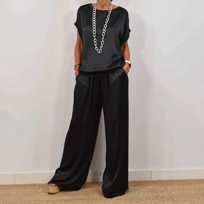 Ensemble Décontracté Haut Fluide & Pantalon Ample
