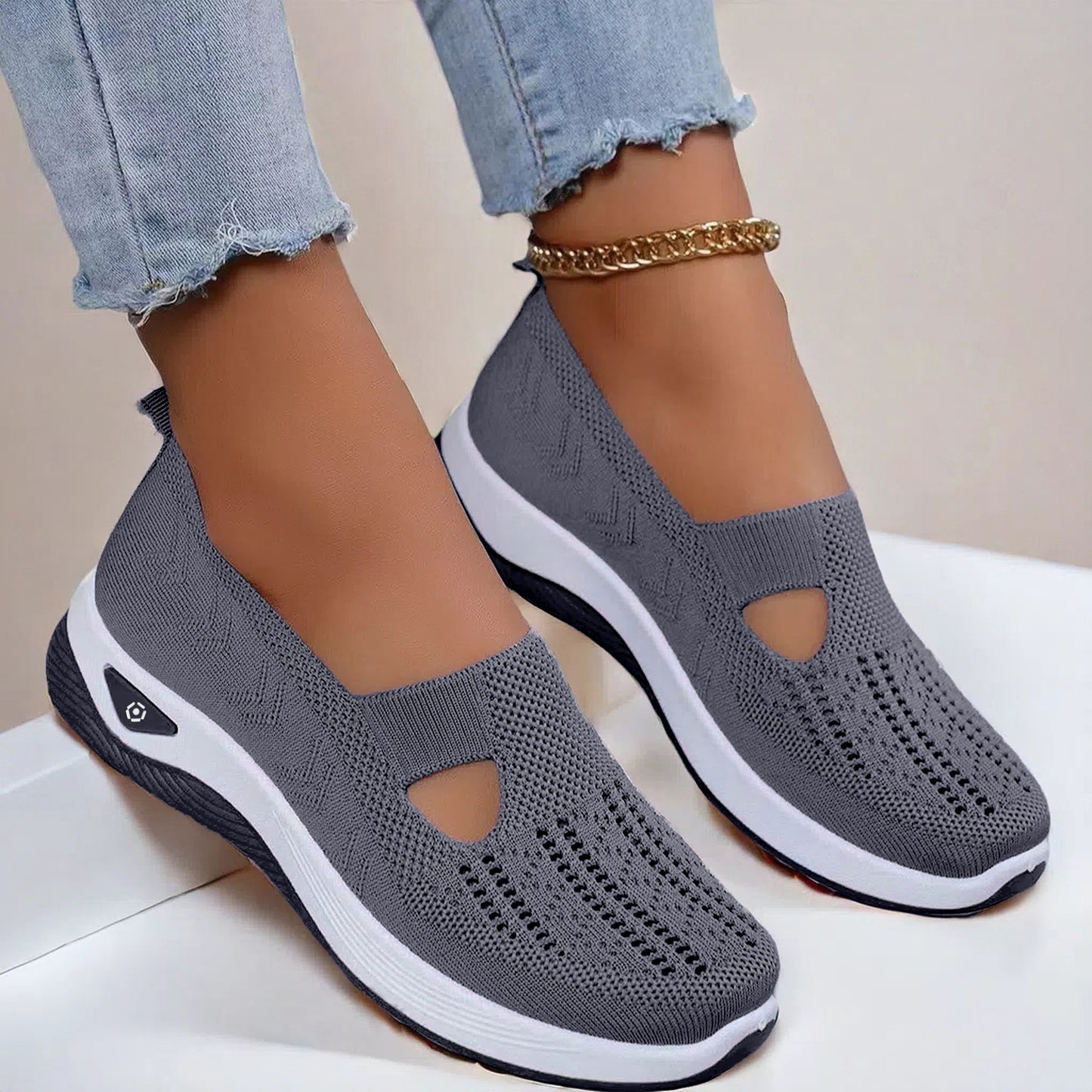 Chaussures Slip-On Respirantes en Maille