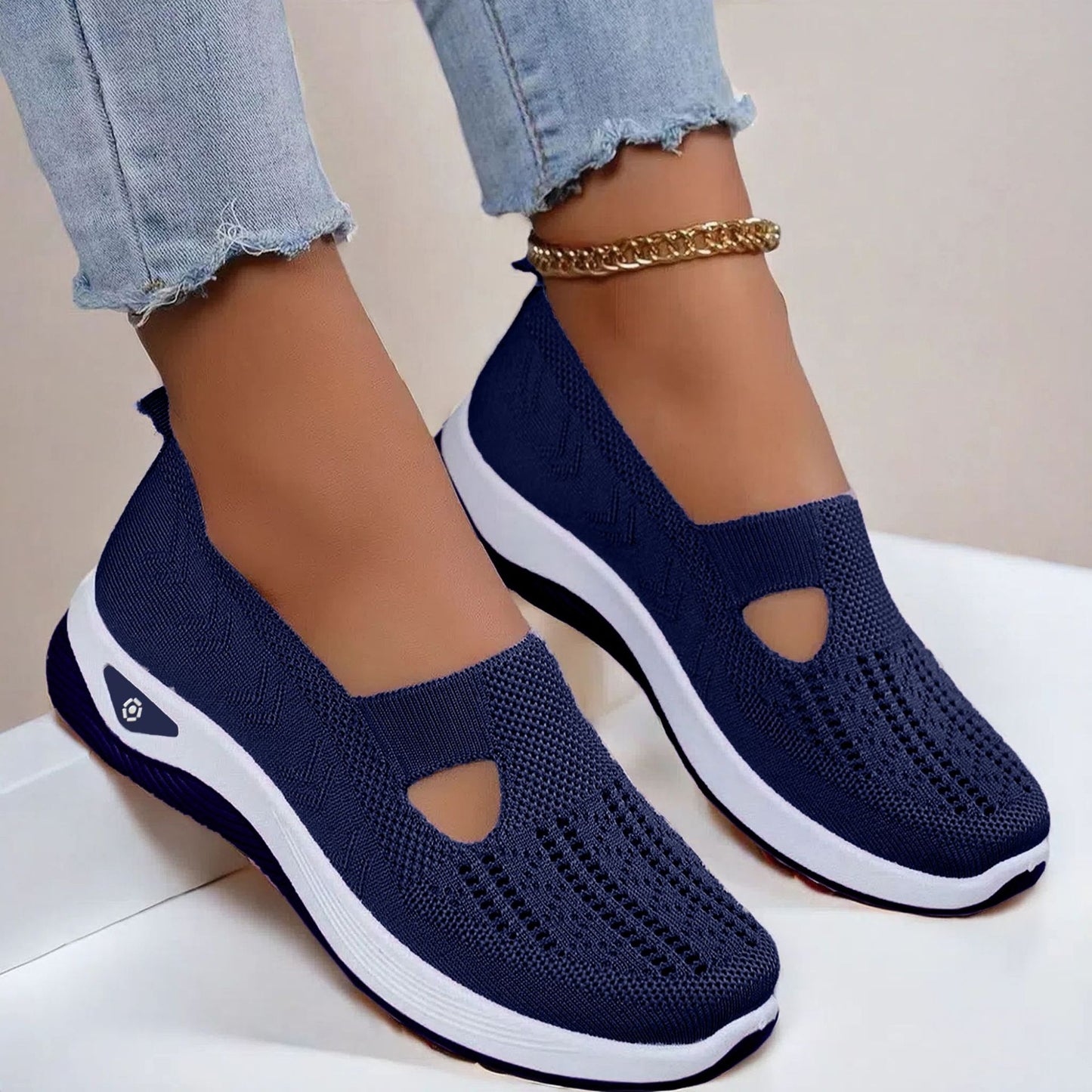 Chaussures Slip-On Respirantes en Maille