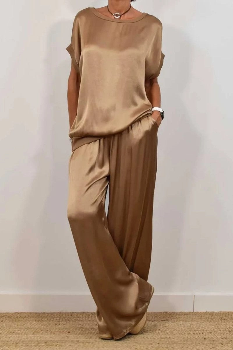 Ensemble Décontracté Haut Fluide & Pantalon Ample